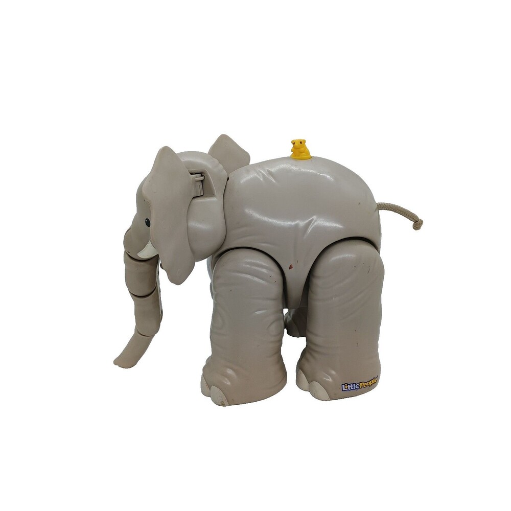 Fisher Price Little People Big Animal Zoo Elephant Music Sound 2014 MATTEL Works